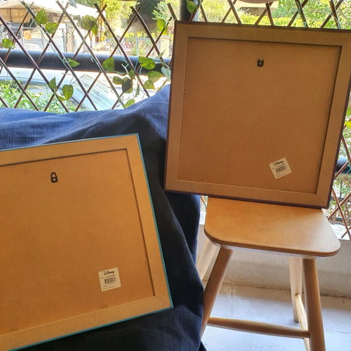 Disney wooden frames 40x40 cm like new, set of 2 from Holland