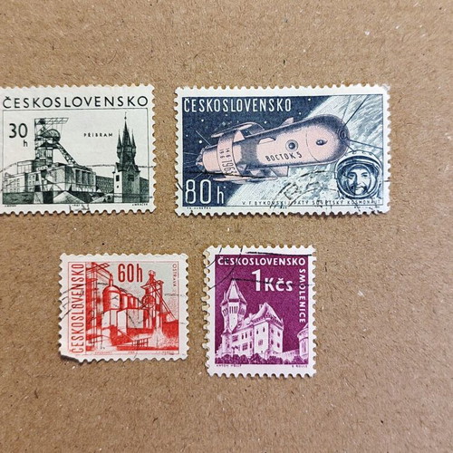 47 Stamps from Eastern Europe, Soviet Union and Balkans, 1955-1970s