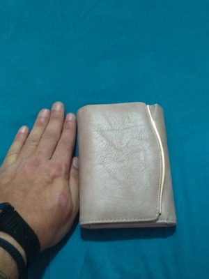 Women's wallet lightly used, beige