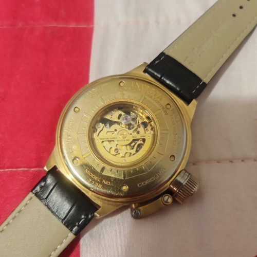 Invicta Corduba 7136 vintage men's watch used, automatic skeleton