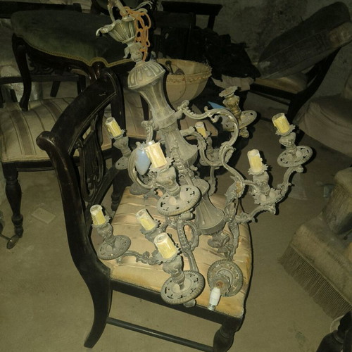 Ecclesiastical chandelier used, vintage style