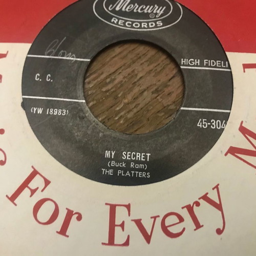 7" vinyl The Platters - My Secret / Wish It Were Me used