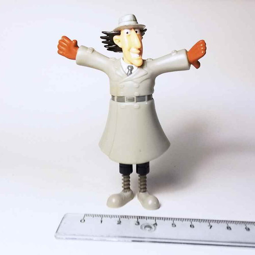 Inspector Gadget figure used, plastic toy