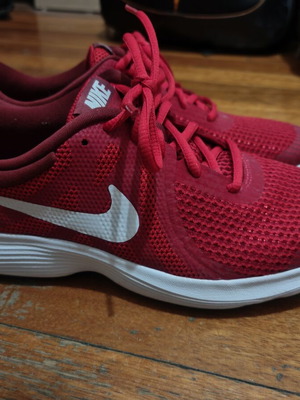 Αθλητικά παπούτσια Nike Revolution 4 GS κόκκινα νούμερο 40