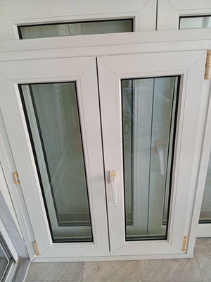 Pvc window used, opening with tilt, dimensions 82.5x103.5 cm