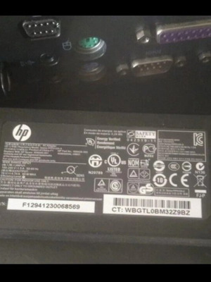 HP charger 90W 4.74A and docking station used