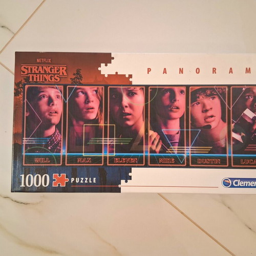 Stranger Things Puzzle 1000 pieces like new by Clementoni