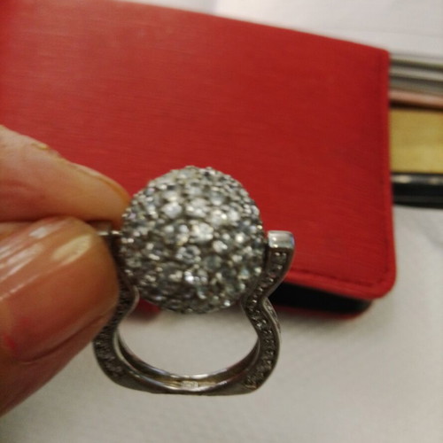 925 silver ring, large size 20.2 mm
