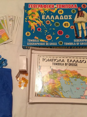 Geographic Tombola of Greece like new, complete