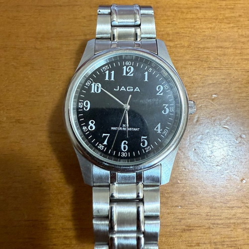 Jaga Quartz wristwatch used, stainless steel, 30M water resistant