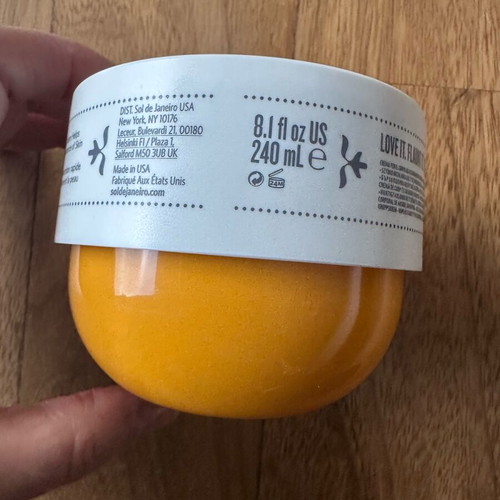 Authentic Sol de Janeiro Brazilian Bum Bum jar like new 240ml