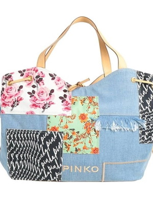 Τσάντα ώμου Pinko μπλε καινούργια