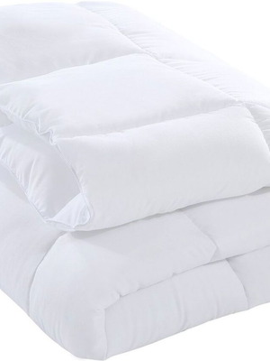 Viopros white crib duvet like new 95x135cm with 2 duvet covers