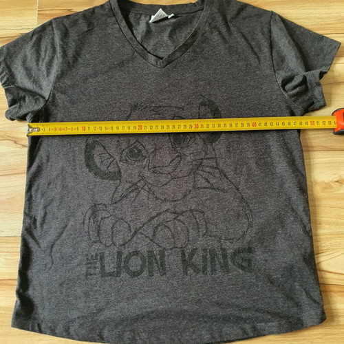 Disney Lion King Simba Black T-shirt women's M like new