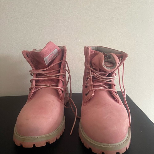 Timberland pink boots like new, size 37.5-38