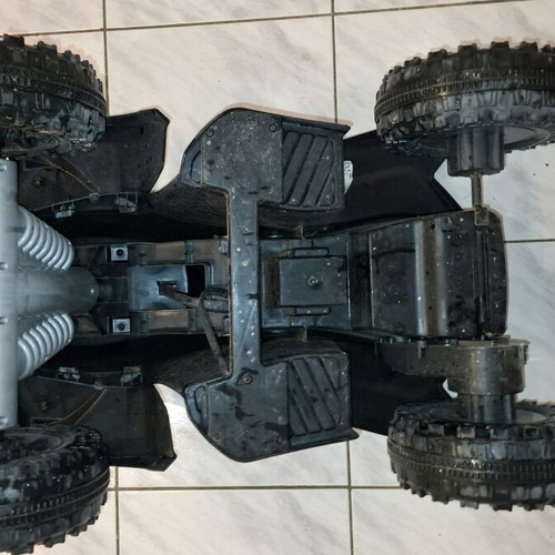 Children's electric ATV like new, black with pink details