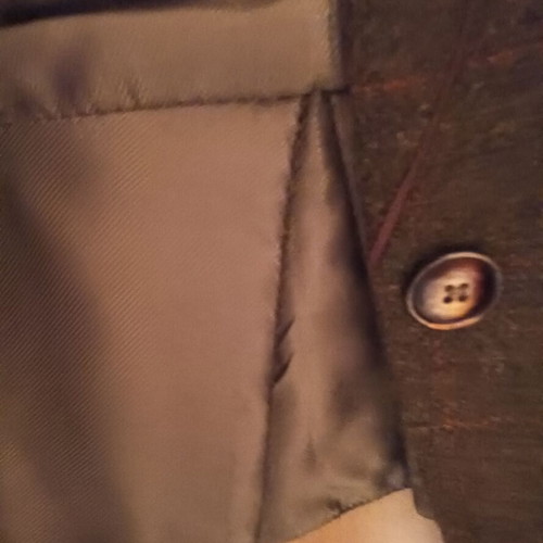 Zara short jacket without lapel new, brown, XL