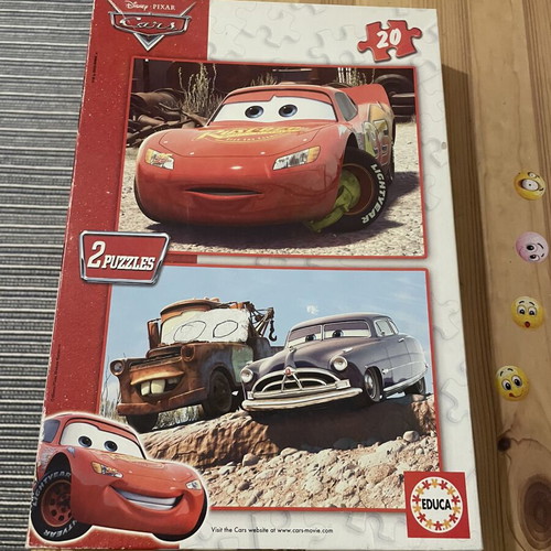 Children's puzzle, 2 pieces, Disney Cars