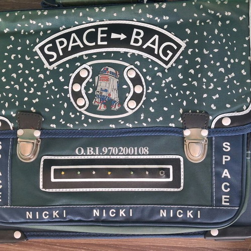Vintage Space-Bag Nicki school bag new, retro sci-fi style