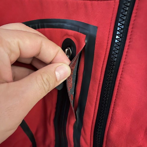 The North Face jacket used, size S, red