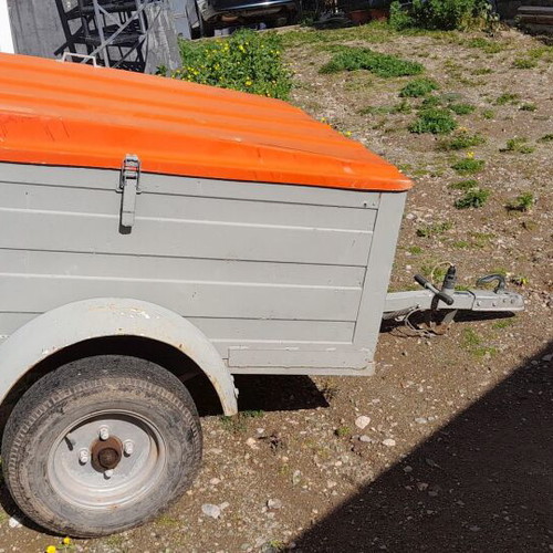 Car trailer used without papers