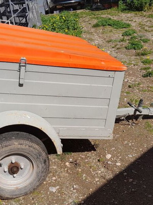 Car trailer used without papers