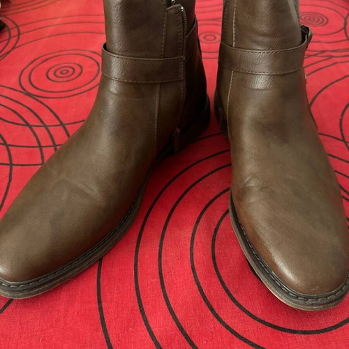Andrea Nobile men's leather boots like new, brown, size 42
