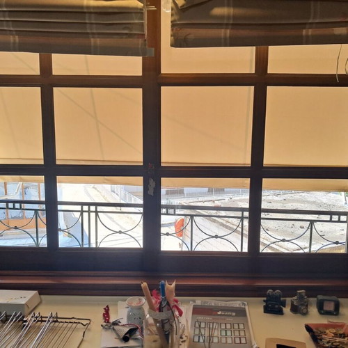 Wooden frames used, doors, windows, shutters
