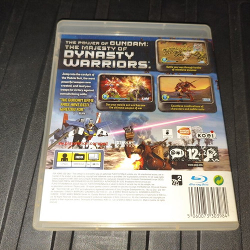 Dynasty Warriors Gundam PlayStation 3 game used