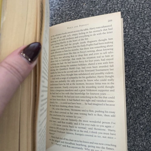 Harry Potter and the Order of the Phoenix book used, first edition, rare misprint