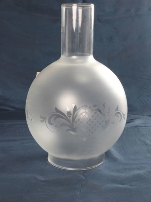 Replacement lamp glass 10Φ new, height 26 cm