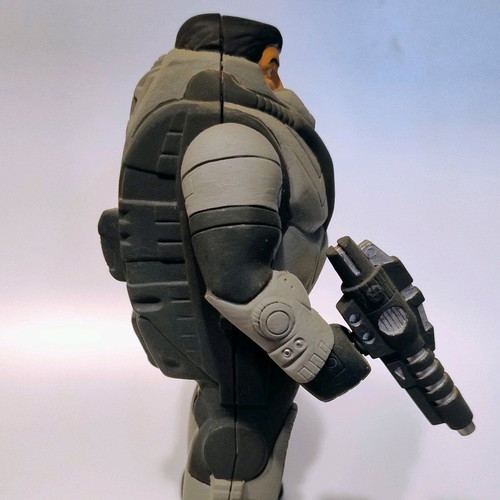 Transformers G1 Cloudburst Pretender figure used custom paint