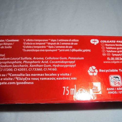 Colgate Max White Optic toothpaste 75 ml new