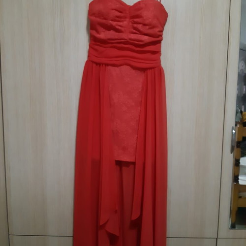 Abiye dress like new, coral, size S
