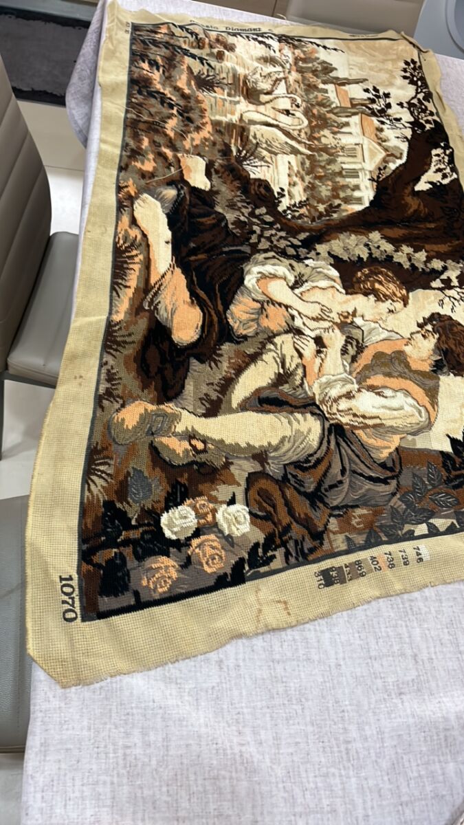 Italiy Gobelins【美術品】額装 Embroidered gobelin painting 80x1.30 new - € 300,00 - Vendora.cy