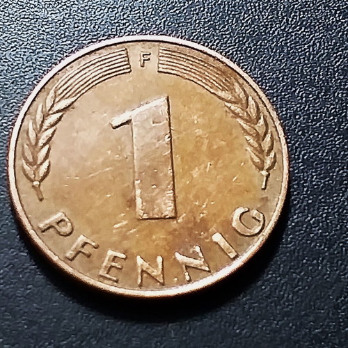Set of 6 used old coins from Germany and Australia