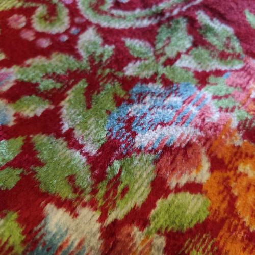 Vintage velvet tablecloth 160x160 like new