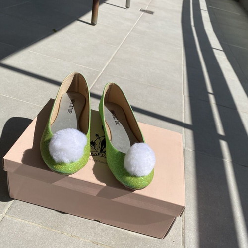 Tinker Bell ballerinas new, size 37, green and white