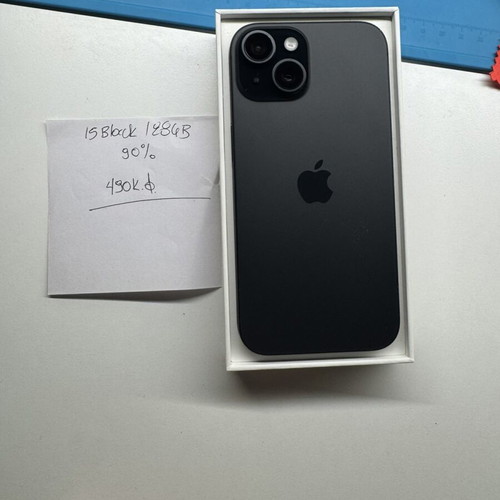 Apple iPhone 15 128GB black, Grade A condition