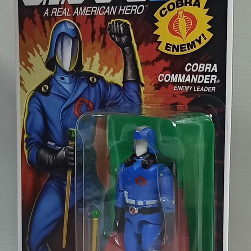Super7 GI Joe Cobra Commander ReAction+ action figure new 3.75''