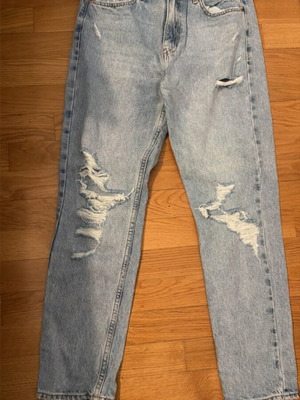 Denim Tally Weijl pants like new, size L, blue, ripped