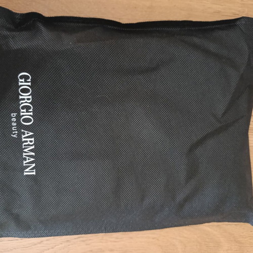 Giorgio Armani evening bag new, velvet texture black