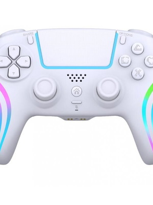 Deep Explorer Wireless Controller White for PS4, PS3, PC new