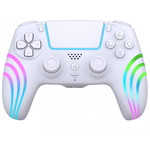 Deep Explorer Wireless Controller White for PS4, PS3, PC new