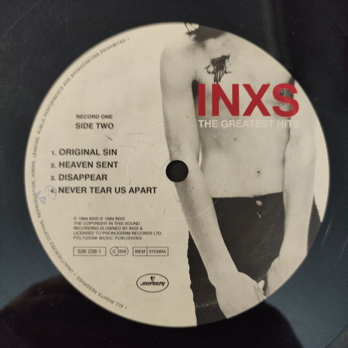 INXS The Greatest Hits 2LP original Greece pressing 1994 like new