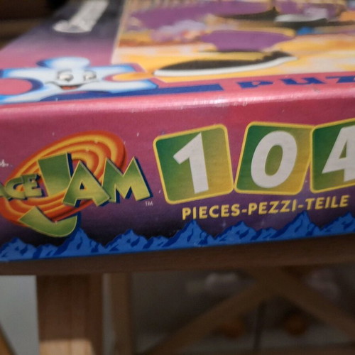 Looney Tunes Space Jam puzzle used with 104 pieces