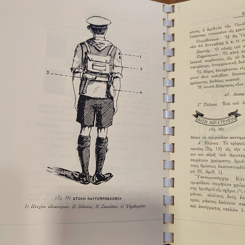 Organismos Soma Ellinon Proskopon 1929 book used