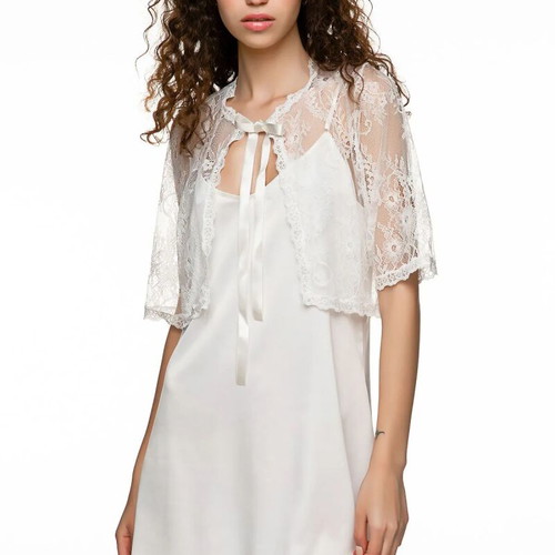 #OFFER Miss Rosy All-Over Bolero Small New
