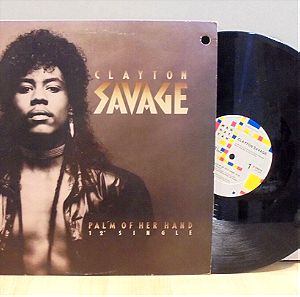 Clayton Savage Palm of Her Hand παλιός δίσκος βινυλίου 33 στροφών 1986