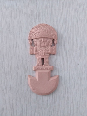 Plaster decorative figure like new, American deity